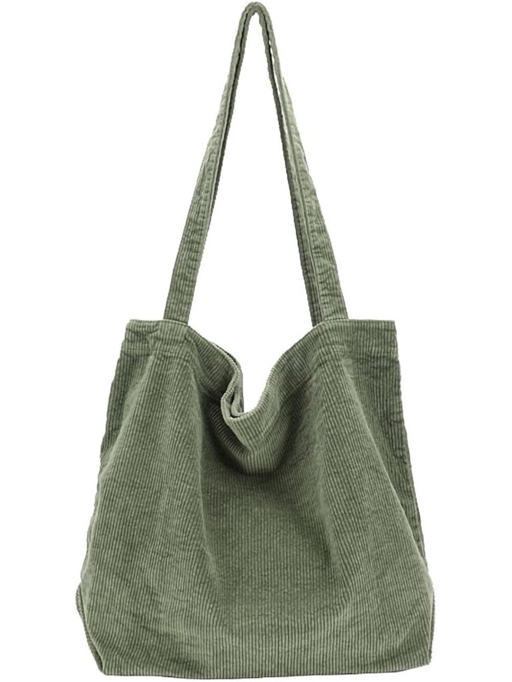 2026 Corduroy Tote Bag with Zipper Large Casual Handbags Shoulder Purse for Wome